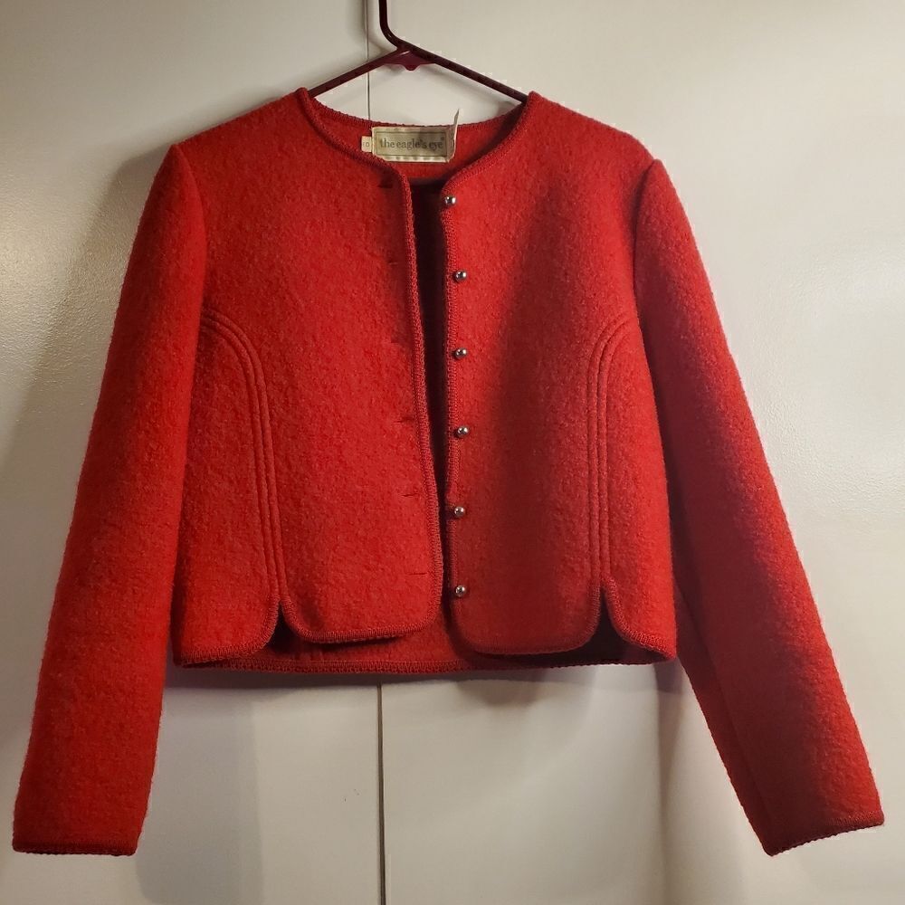 The Eagle's eye 100% wool jacket/sweater